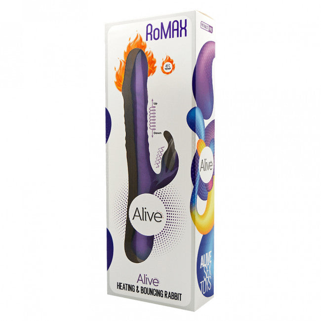 Alive RoMAX Heating & Bouncing Rabbit Purple