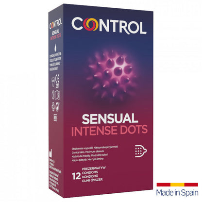 Control Sensual Intense Dots Condoms 12 pcs