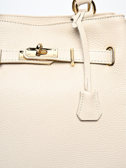 Anna Luchini Women's leather handbag White