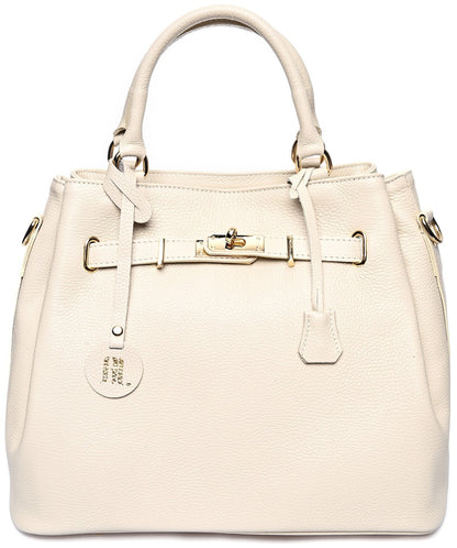 Anna Luchini Women's leather handbag White