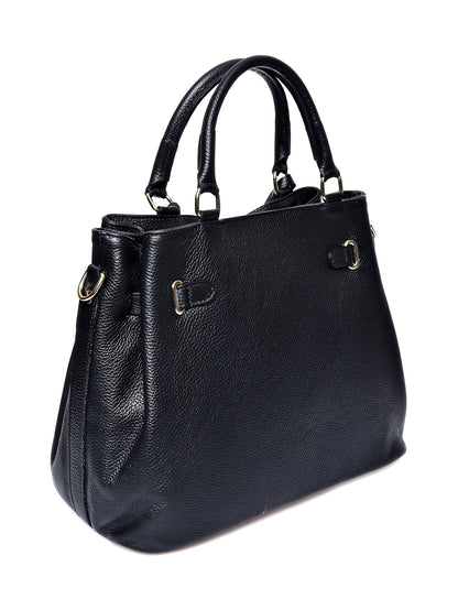 Anna Luchini Women's leather handbag Black