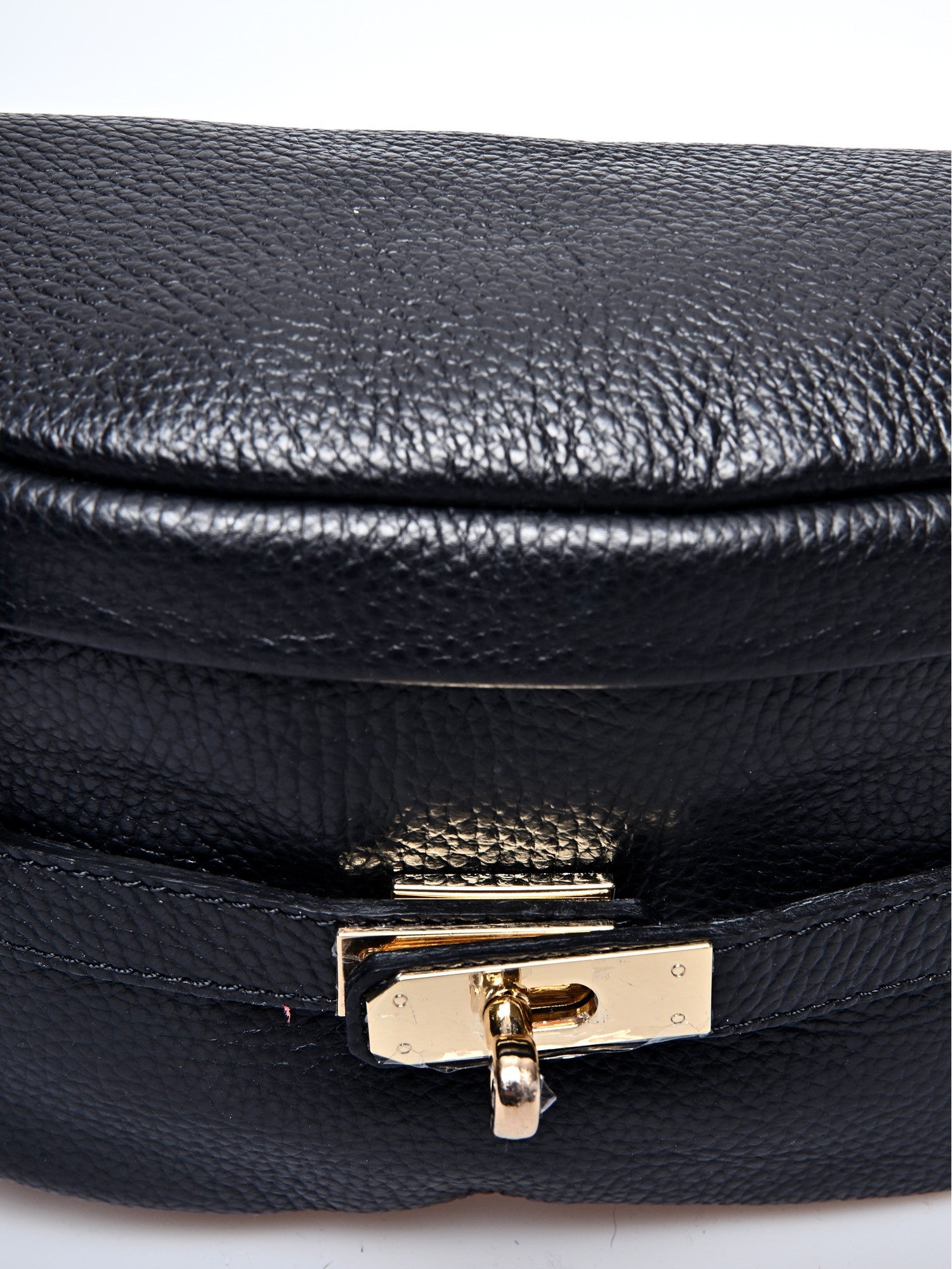 Anna Luchini Women's leather waist bag Black – My Dr. XM