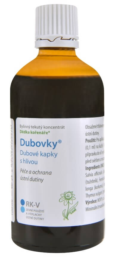 Dubovky – Oak drops with mushroom RK-V 100 ml