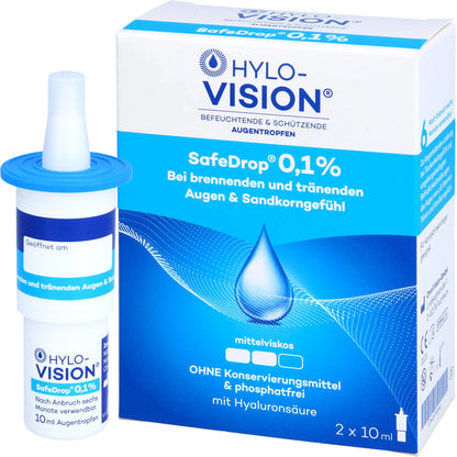 Hylo-Vision SafeDrop 0.1% solution, 20 ml