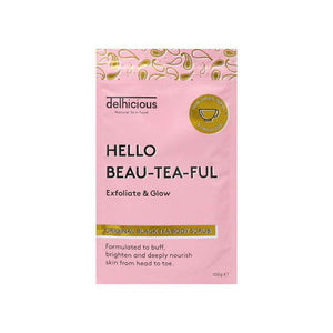 Delhicious Hello Beau-Tea-Ful Original Black Tea Body Scrub 100 g