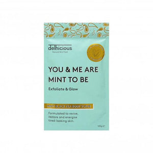 Delhicious You & Me Are Mint To Be Mint Black Tea Body Scrub 100 g