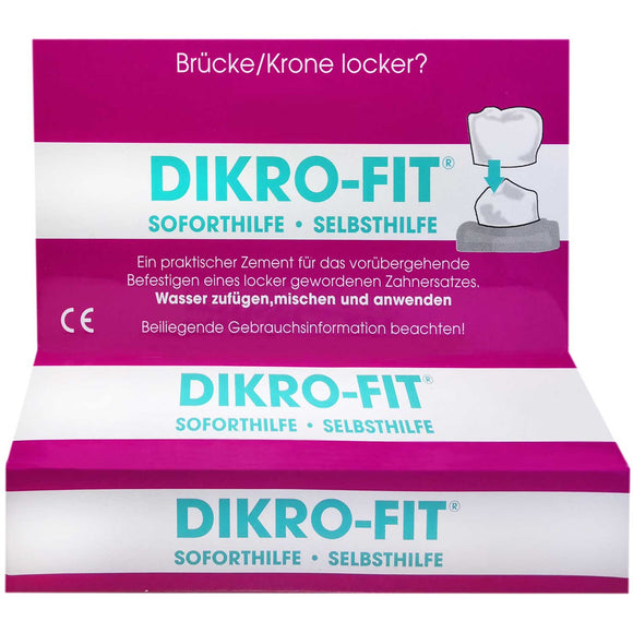 Dikro-Fit adhesive dental cement 3 pcs