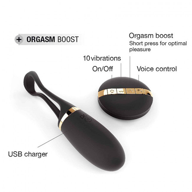 Dorcel Secret Delight Remote Control Vibrating Egg Black My Dr. XM Dorcel Secret Delight Remote Control Vibrating Egg Black My Dr. XM