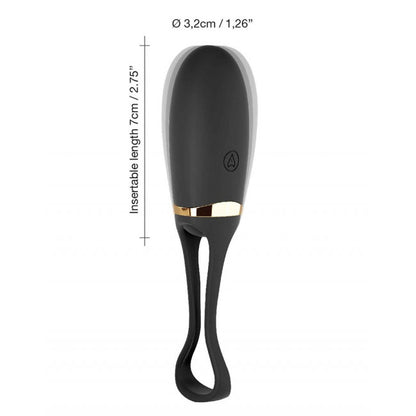 Dorcel Secret Delight Remote Control Vibrating Egg Black