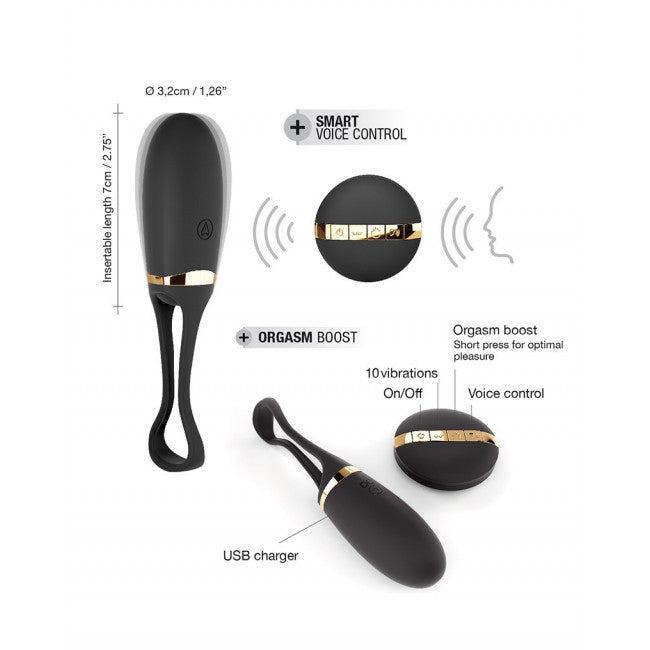Dorcel Secret Delight Remote Control Vibrating Egg Black My Dr. XM Dorcel Secret Delight Remote Control Vibrating Egg Black My Dr. XM