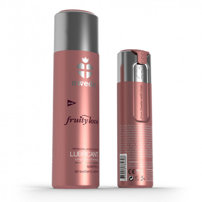 Swede Fruity Love Lubricant Sparkling Strawberry Wine 50ml