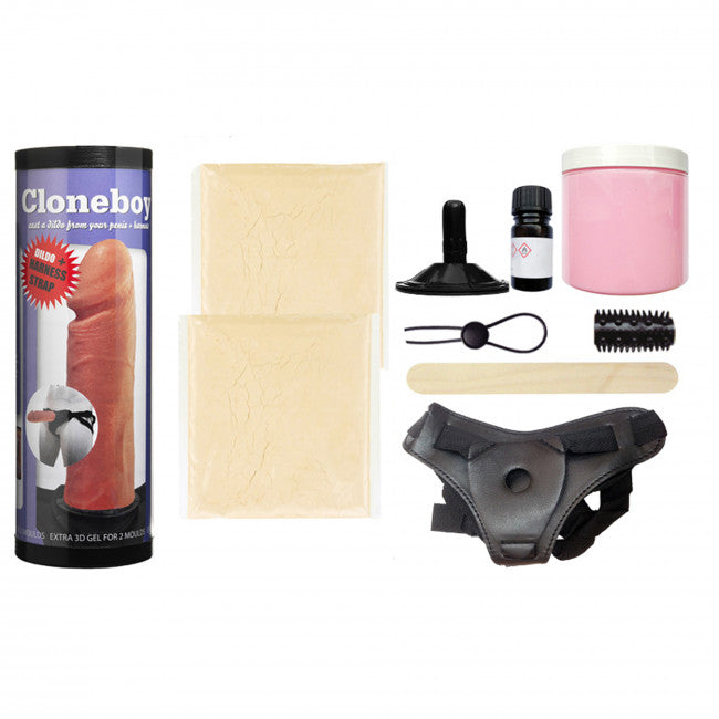 Cloneboy Dildo & Harness Strap Penis Copy Kit