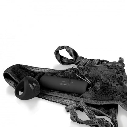 The Screaming O Remote Control Panty Vibe Set Black