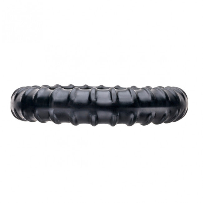 Perfect Fit Ribbed Ring Black