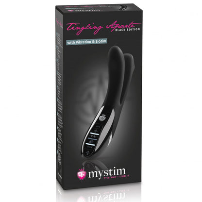 Mystim Tingling Aparte eStim Vibrator Black
