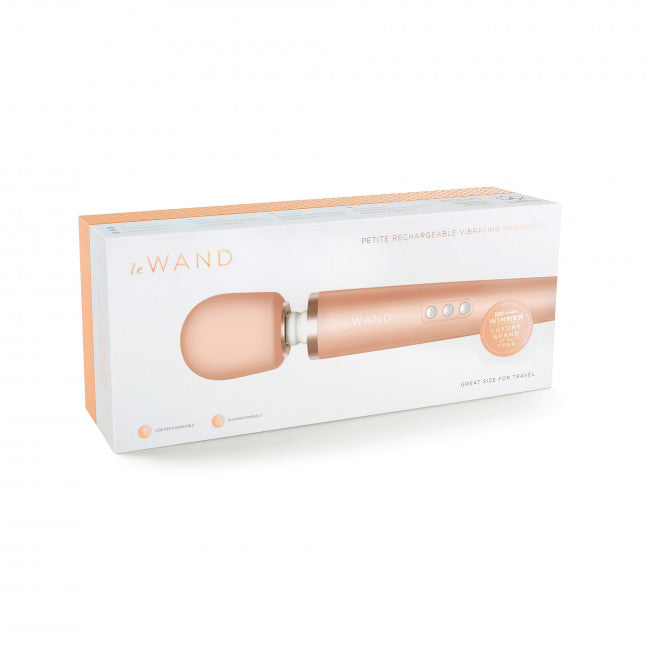 Le Wand Petite Rechargeable Vibrating Massager Rose Gold