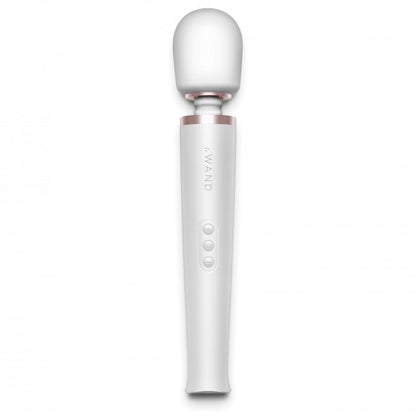 Le Wand Rechargeable Massager - Luxury Massage Head Pearl White
