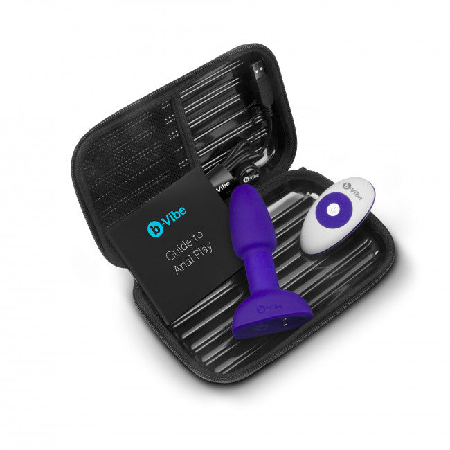 b-Vibe Rimming Petite Remote Control Plug Purple