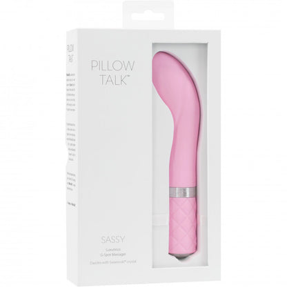 Pillow Talk Sassy Luxurious G-Spot Massager with Swarovski Crystal Pink
