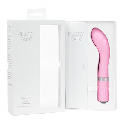 Pillow Talk Sassy Luxurious G-Spot Massager with Swarovski Crystal Pink