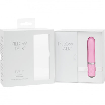 Pillow Talk Flirty Luxurious Mini Massager with Swarovski Crystal Pink