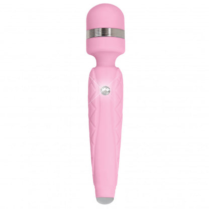 Pillow Talk Cheeky Luxurious Wand Massager with Swarovski Crystal Pink