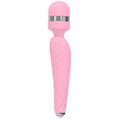 Pillow Talk Cheeky Luxurious Wand Massager with Swarovski Crystal Pink