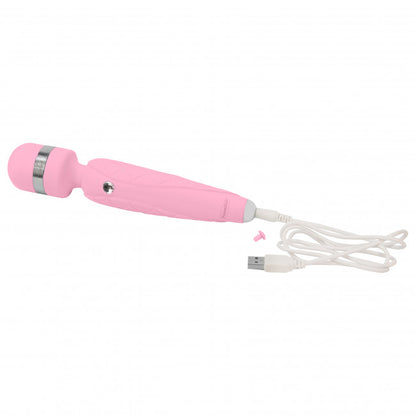 Pillow Talk Cheeky Luxurious Wand Massager with Swarovski Crystal Pink