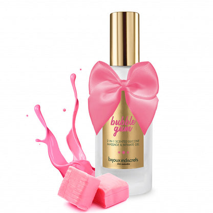 Bijoux Indiscrets Bubblegum 2-in-1 Scented Silicone Massage and Intimate Gel 100ml