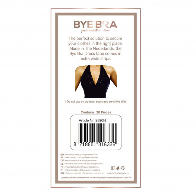 Bye Bra Adhesive Dress Tape 20 pack