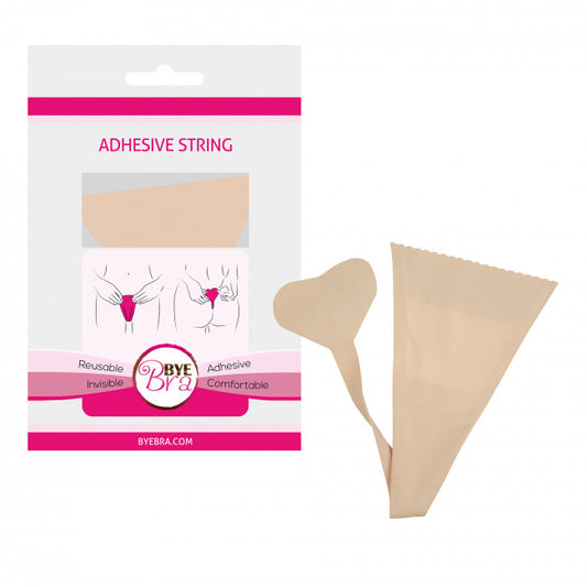 Bye Bra Adhesive Strings Nude One Size