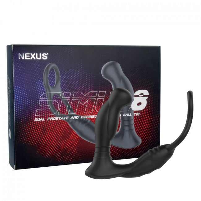 Nexus Simul8 Vibrating Dual Prostate and Perineum Cock and Ball Toy