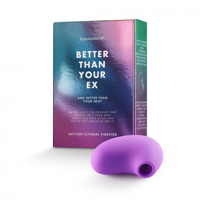 Bijoux Indiscrets Better Than Your Ex and Better than your next Suction Clitoral Vibrator Purple