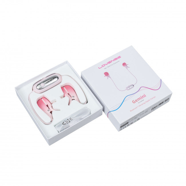 Lovense Gemini App-Controlled Vibrating Nipple Clamps