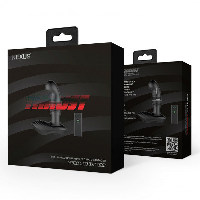 Nexus THRUST Remote Control Thrusting Prostate Massager Black