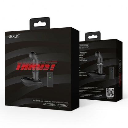 Nexus THRUST Remote Control Thrusting Prostate Massager Black