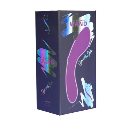 Swan The Mini Swan Wand Glow in the Dark Purple