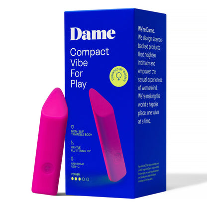 Dame Zig Compact Vibrator Magenta
