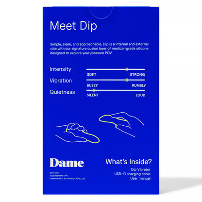 Dame Dip 2.0 Versatile Vibrator Plum