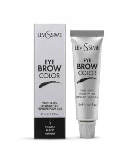 LEVISSIME eyebrow color Black, 15 ml