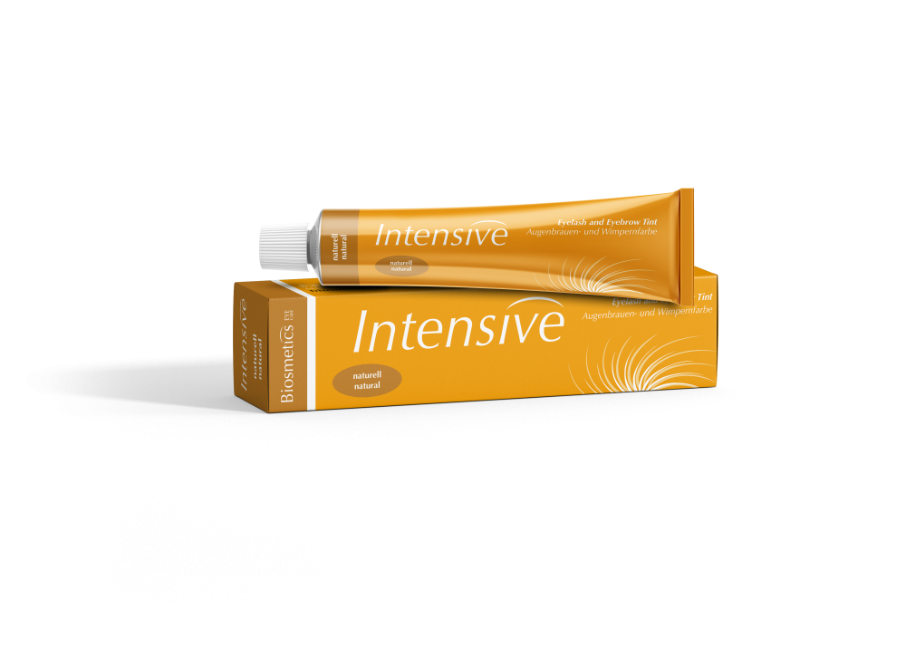 BIOSMETICS eyelash and eyebrow dye Intensive Natural, 20 ml