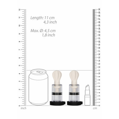 ElectroShock Electro Nipple Suckers Transparent