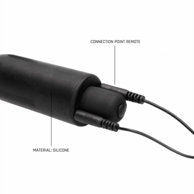ElectroShock E-Stimulation Vibrating Urethral Sounding Plug Black My Dr. XM ElectroShock E-Stimulation Vibrating Urethral Sounding Plug Black My Dr. XM
