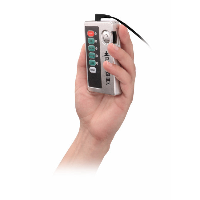 ElectroShock E-Stimulation Vibrating Urethral Sounding Plug Black