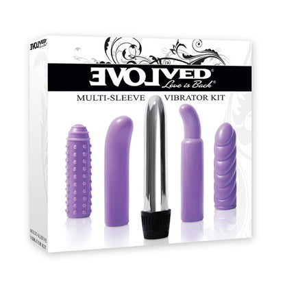 Evolved Multi-Sleeve Vibrator Kit Black