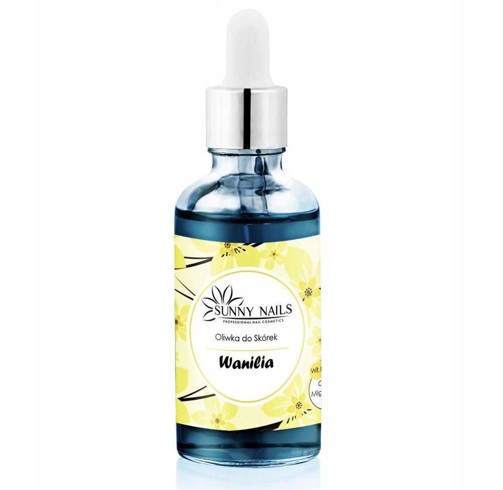 SUNNY NAILS nail oil with dropper Vanilla, 50 ml