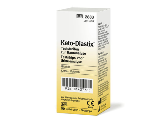 Ascensia Ketos-Diastix Urine test strips 50 pcs