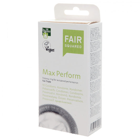 Fair Squared Max Perform Fair Trade Vegan Condoms
