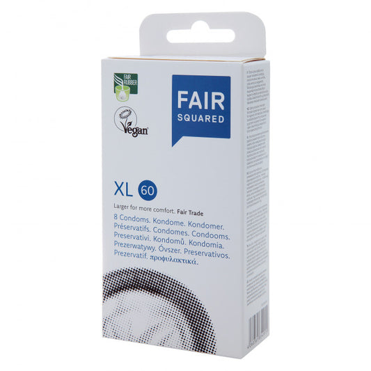 Fair Squared XL 60 Fair Trade Vegan Condoms