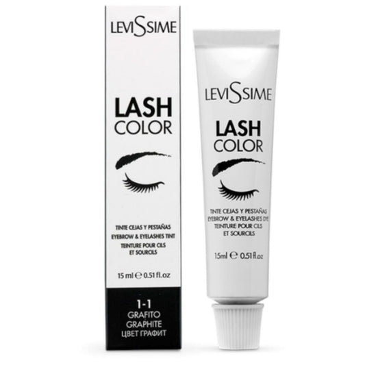 LEVISSIME eyelash and eyebrow dye Graphite, 15 ml